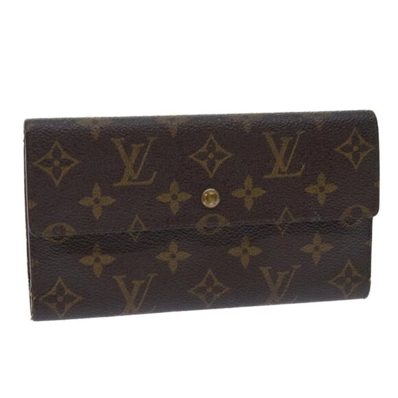 LOUIS VUITTON Monogram Porte Tresol International Wallet M61215 LV Auth 52463 - Picture 1 of 15
